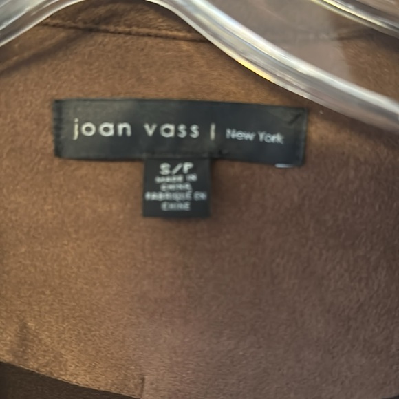 Faux suede duster vest. Long - Picture 2 of 2